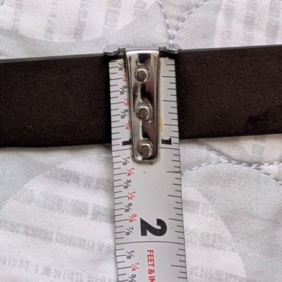 Women`s Waist Belt with Gold Metal Plate Size 14 main image 15